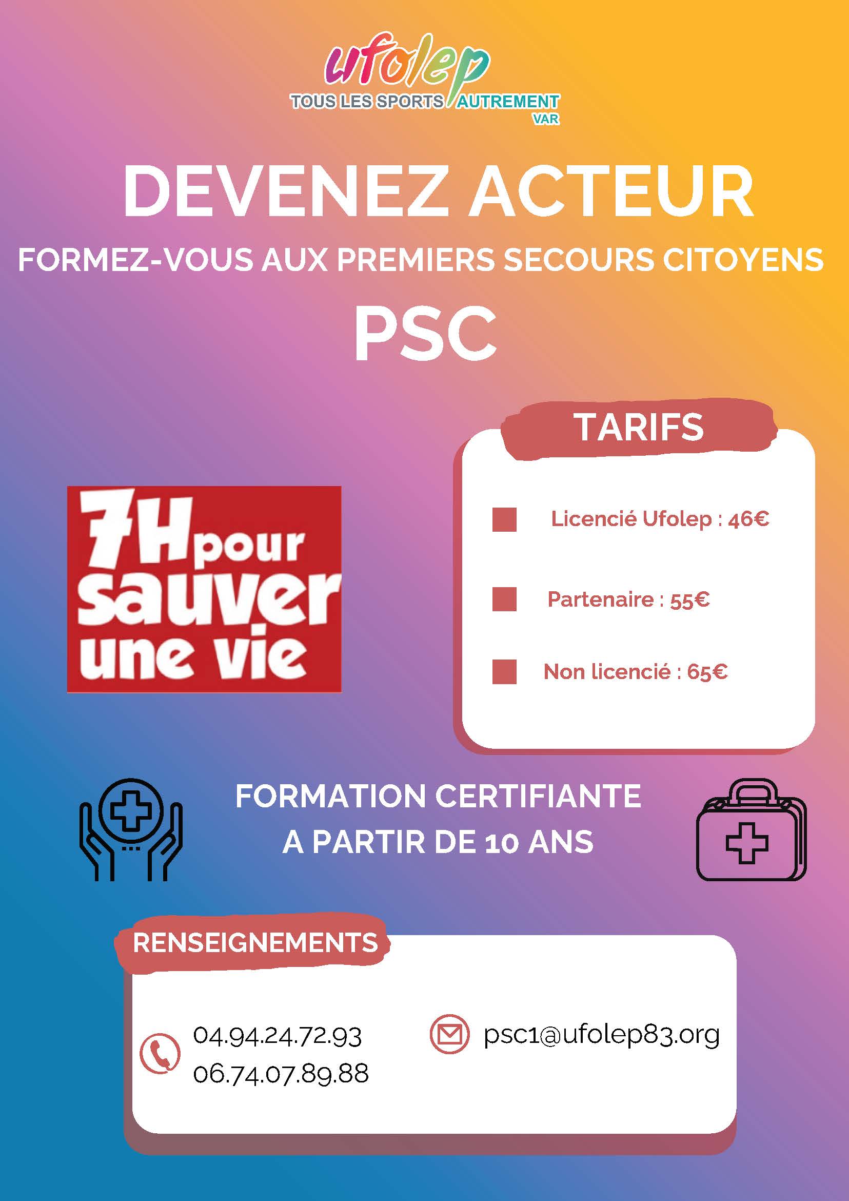 Infos PSC